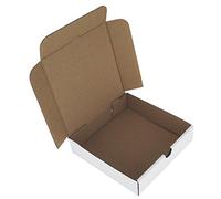 MEG4TEC 50 x Pizza Boxes ☆ Takeaway Fast Food Cake Packaging White ☆ Size : 7 INCH