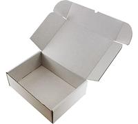MEG4TEC 50 x White Boxes C4 A4 Shipping DOCUMENTS Cakes ☆ 30cm x 22.5cm x 10cm ☆ 12" x 9" x 4" - for: Photos Magazines Shoes Toys Prints Books Clothes ☆