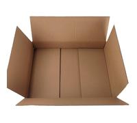 MEG4TEC Brown Cardboard Shipping Boxes, Single Wall Corrugated RSC Style, 17.5 x 13 x 3 Inch, Postal Packing Mailing Box, 1 Pack