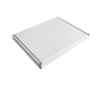 MEG4TEC C5 A5 Large Letter Postal Boxes PEEL & SEAL Tear Strip Pink, White, Brown Corrugated Cardboard Box (White, C5 (8.8" x 6.3" x 0.8", 25 Pack))