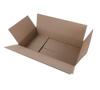 MEG4TEC Cardboard Shipping Small Parcel Boxes 15.5 x 9.4 x 2.8 Inches - RSC Single Wall Corrugated Medium Postal Mailing Boxes, Recyclable, Easy to Assemble (5)