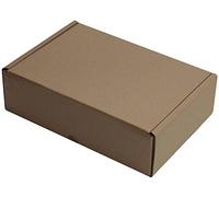 MEG4TEC LARGE LETTER PIP CARDBOARD SHIPPING BOX C4 C5 C6 C7 DL & DEEP BOXES BROWN (C5 DEEP (25cm x 17.5cm x 7.5cm), Number of Boxes: 25)