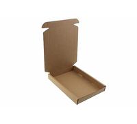MEG4TEC LARGE LETTER PIP CARDBOARD SHIPPING BOX C4 C5 C6 C7 DL & DEEP BOXES BROWN (C6 (16cm x 11cm x 2cm), Number of Boxes: 10)