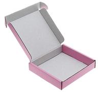 MEG4TEC Pack of 20 Satin Pink Mini C7 Pip Boxes - Large Letter Cardboard Shipping Boxes (10cm x 10cm x 2cm)