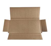 MEG4TEC Pack of 20 Strong Cardboard Postal Large Letter Double Wall Keyboard Box, 12.5 x 5.5 x 0.4 inches - 32cm x 14cm x 1cm, Shipping Mailing Brown Boxes
