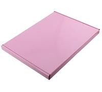 MEG4TEC Pack of 50 Satin Pink C4/A4 Pip Boxes - Large Letter Cardboard Shipping Boxes (32.5cm x 22.7cm x 2cm)