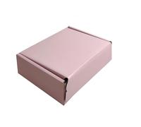 MEG4TEC Pink Peel & Seal Gift Shipping Packaging Boxes (20 Pack) - 7" x 5.5" x 2.25" inch Tear Strip Adhesive Cardboard Boxes