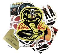 MEGA 20 x Self Adhesive Stickers Karate Kid Cobra Kais King, No Mercy,Strike First, Movie Film Novelty Mega Pack & 1 Bonus Large Vinyl Sticker