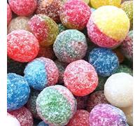 Mega Assortment Sour Fruit Flavoured Balls Sweet Challenge Pouch (250g)