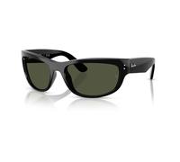 Rayban - Lifestyle sunglasses - Mega Balorama Polished Green G-15 Green - Black Black one size