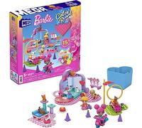 MEGA Barbie Color Reveal Building Toy Playset, Train n Wash Pets with 152 Pieces, 15 Surprises, Accessories and 6 Pets, Kids Age 5+ Years, HHP89