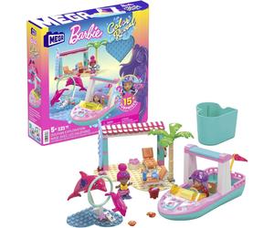 Mega Barbie Colour Reveal Dolphin Exploration Building Set with 10+ Surprises