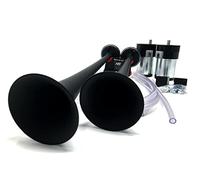 Mega Blast Air Horns For Trucks Cars SUV Train Sound Extremely Loud Black