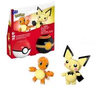 MEGA BLOCKS: POKEMON POKEBALL 2PK CHARMANDER & PICHU BUILDING