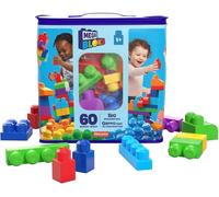 MEGA BLOKS 60-Piece Big Brick Block Building with Storage Bag For Kids Toy Play