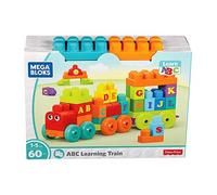 Mega Bloks First Builders 60 Piece ABC Learning Train DXH35