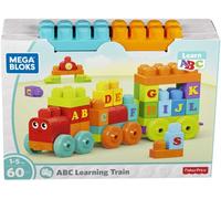 Mega Bloks First Builders 60 Piece ABC Learning Train DXH35