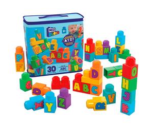 Mega Bloks Bag Of 30 Fisher Price Blocks Construction Game
