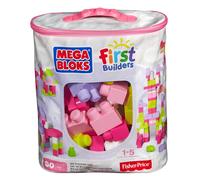 Mega Bloks Big Building Bag 80 PCS Pink