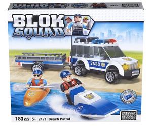 Mega Bloks Blok Squad Beach Patrol Playset