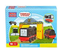 Mega Bloks CND73 - Thomas and Friends - Diesel At Sodor Oil 18 Piece Toy Train Playset