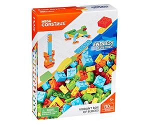 Mega Bloks Construx DYG86 Vibrant Box of Blocks 130pc