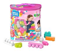 Mega Bloks DCH54 Big Building Bag, Pink, 60 Pieces