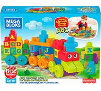 Mega Bloks First Builders 60 Piece ABC Learning Train DXH35