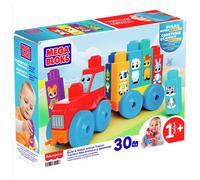 MEGA BLOKS First Builders Build & Match Animal Tractor 30 Piece Farm Set 18m+