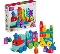 MEGA BLOKS First Builders Toddler Building Blocks Toy Set, ABC Learning Train...