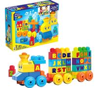Mega Bloks FWK22 ABC Musical Train Bricks, Multi-Colour