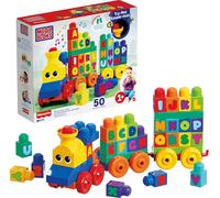 Mega Bloks FWK22 ABC Musical Train Bricks, Multi-Colour