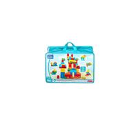MEGA BLOKS Fisher-Price Toddler Block Toys Deluxe Building Bag with 1