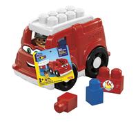 MEGA BLOKS Freddy Fire Truck Building Blocks Set with Figure Age 1up