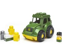 MEGA BLOKS John Deere Toddler Building Blocks Toy Set, Lil’ Tractor (US IMPORT)