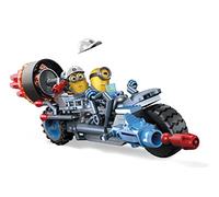 Mega Bloks Minions - DPG68 - Minions Playset - Motorcycle Mayhem 160 Piece Figure Construction Set - Despicable me