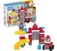 Mega Bloks, Peek A Blocks Fire Station GYH11, Building Toys for Toddlers (51 Pieces)