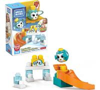 Mega Bloks Peek A Blocks Penguin Slide with Big Building Blocks Build