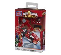 Mega Bloks Power Rangers, 36 Pcs Buildable Red Ranger Racer, Ages 4+, Interlocking Toy Building Block