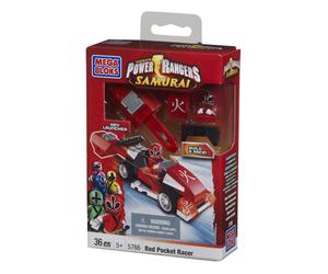 Mega Bloks Power Rangers Red Pocket Racer