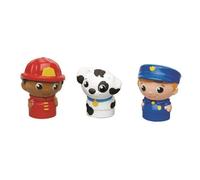 Mega Bloks Toy - First Builders Rescue Squad Block Buddies - Figure Playset