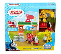 Mega Bloks Toy - Thomas and Friends - Thomas The Tank Engine & Bertie the Bus 15 Piece Playset