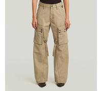 Mega Cargo Pants - Beige - Women 24