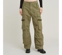 Mega Cargo Pants - Green - Women 27-34