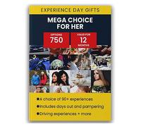 Activity Superstore Mega Choice for Her Gift Experience, 750+ UK Options, 18-month Validity, Experience Days, Gifts for her, Birthday Gifts, Retirement Gifts