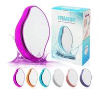 Mega Comms Crystal Hair Eraser | PLUS A FREE Exfoliator Patch Included Natural Remover Stone Magic Epilator Nano Silky Smooth Skin Men & Women| Colour Health Vitality Wellbeing Summer Winter