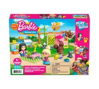Mega Construx Barbie Animal Grooming Station: 3 Barbie Dolls, 5 Animals, Grooming & Exam Stations - Storytelling Building Toy for Ages 4+