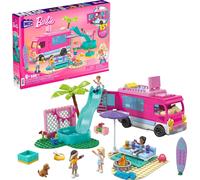 MEGA Construx Barbie Kids Building Toy Set, Dream Camper Adventure with 580 Pie