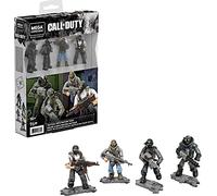 Mega Construx Black Series GYF91 Call of Duty Tactical Undercover Team - Pack of 4 Mini Articulated Figures + Accessories