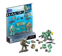 Mega Construx Halo Infinite Spartan Mission Bazaar Battlefield Set of 2 Articulated Figures 6 cm + Accessories, Small